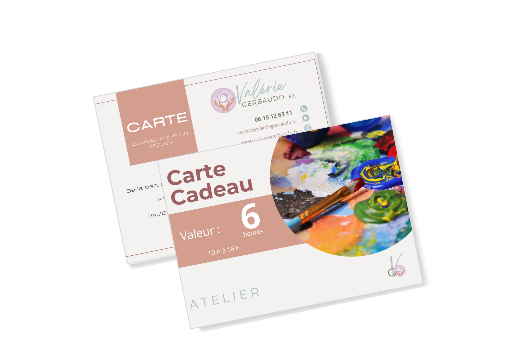 Carte cadeau Valérie Gerbaudo : un atelier d'art-thérapie à offrir